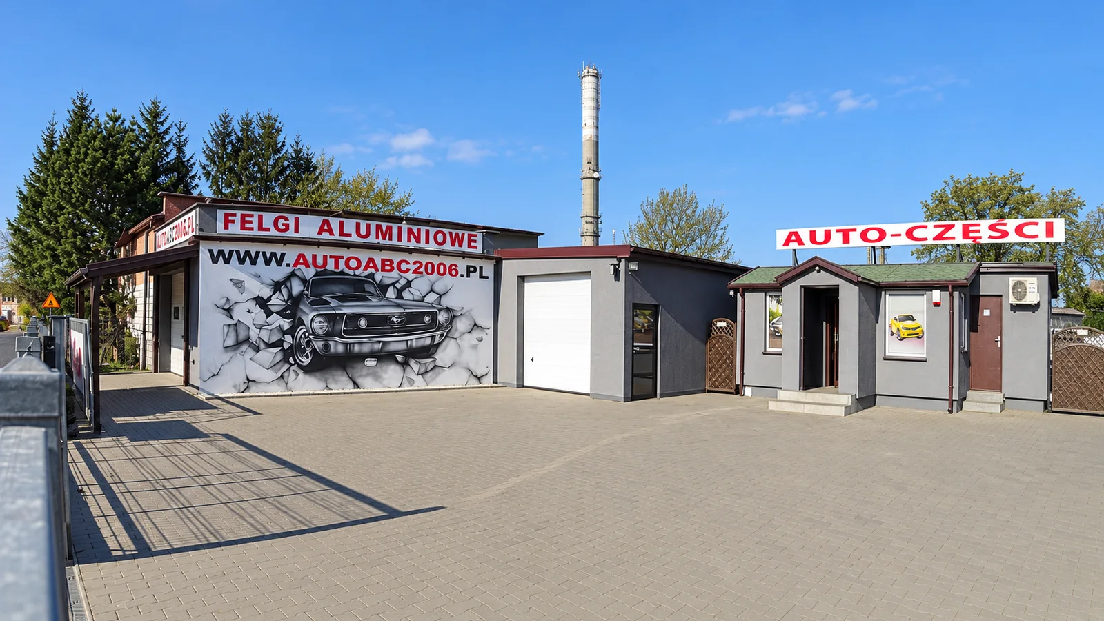 Siedziba AutoABC2006 przy ulicy Śremskiej 77 w Mosinie
